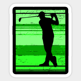 Golf Golfer Sticker